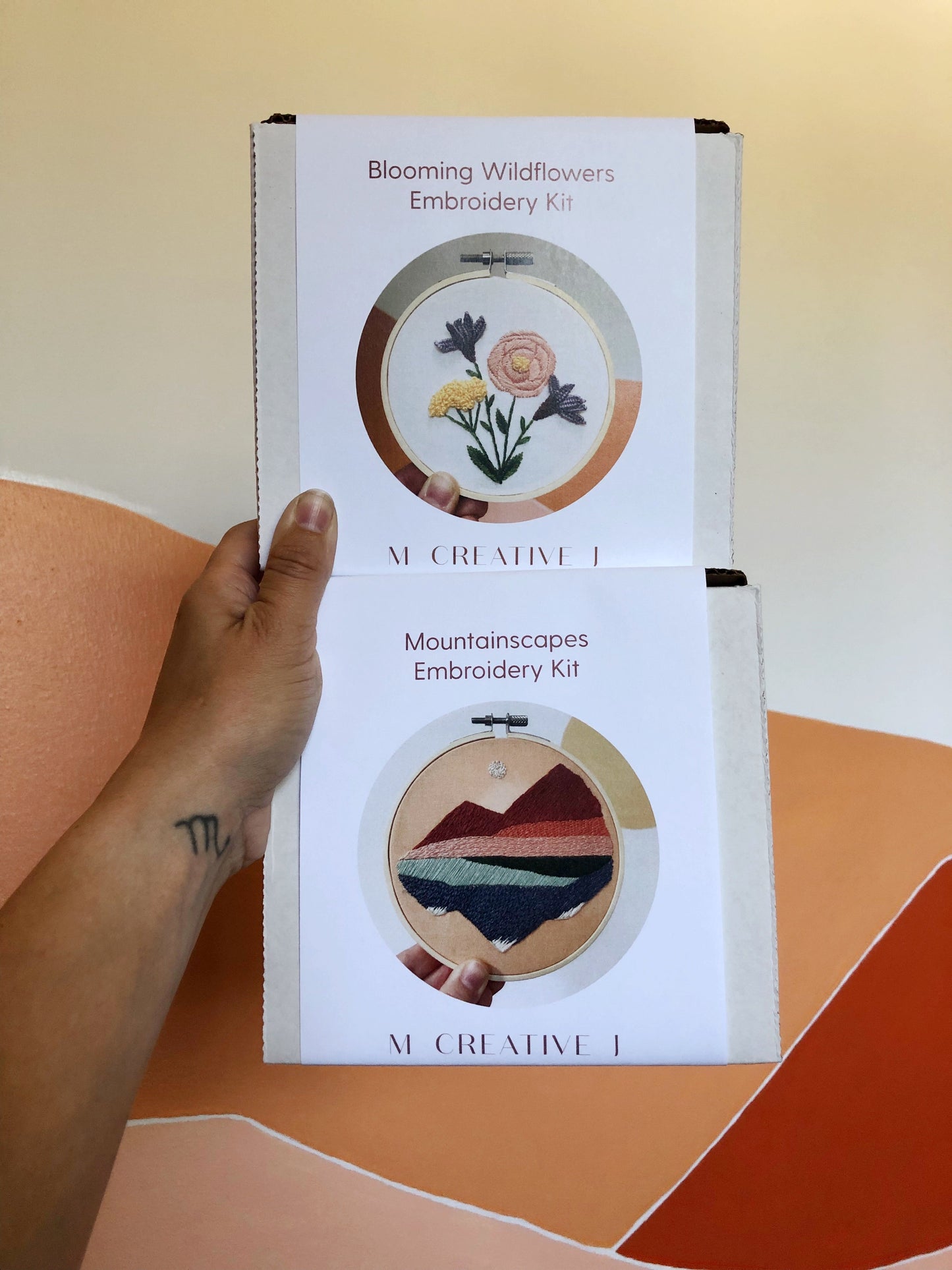 Blooming Wildflower Embroidery Kit - Intermediate Embroidery Kit