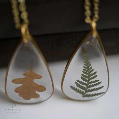 Large Brass Teardrop - from Seed&SoilShop