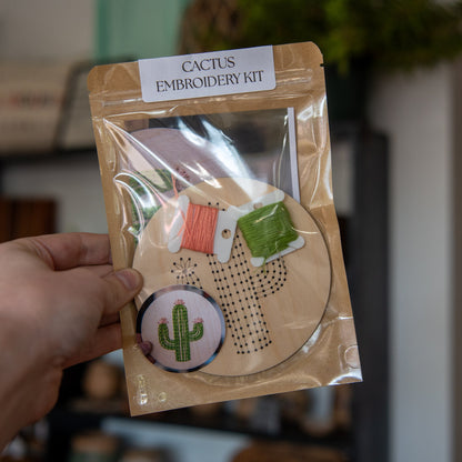 Cactus Embroidery Kit - Needlecraft Kits from Still Magnolia