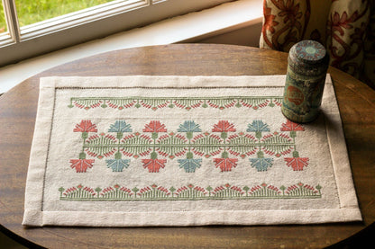 Calliope's Meadow cross stitch folk embroidery kit - Kit from Avlea Folk Embroidery