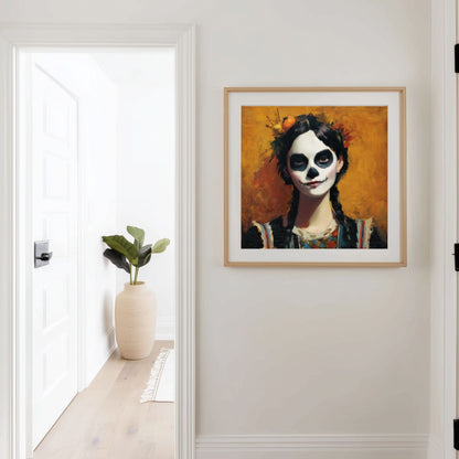 Halloween Costume Party Wall Art: Square Printable Portrait Decor (Digital Download, 5 Sizes Included)