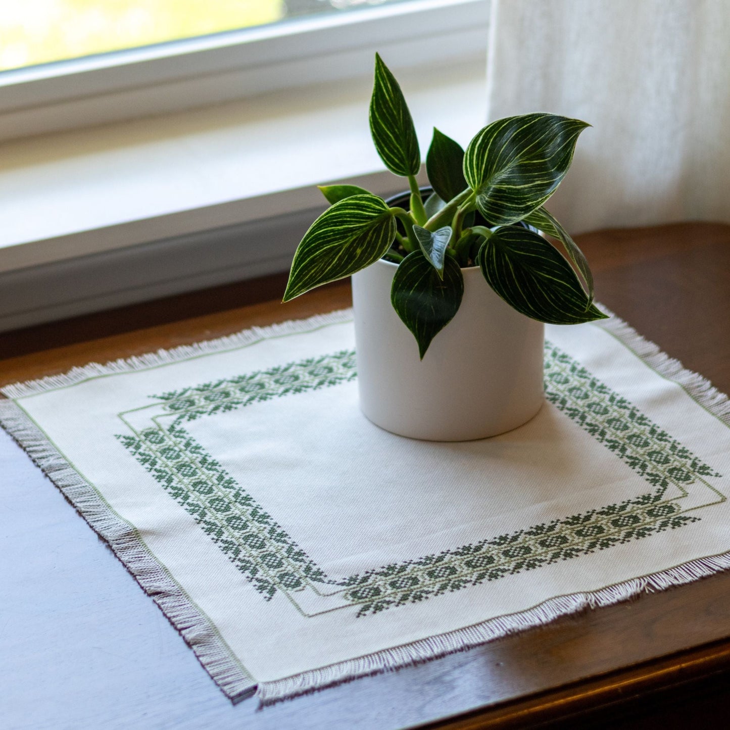 Eliska cross stitch folk embroidery kit