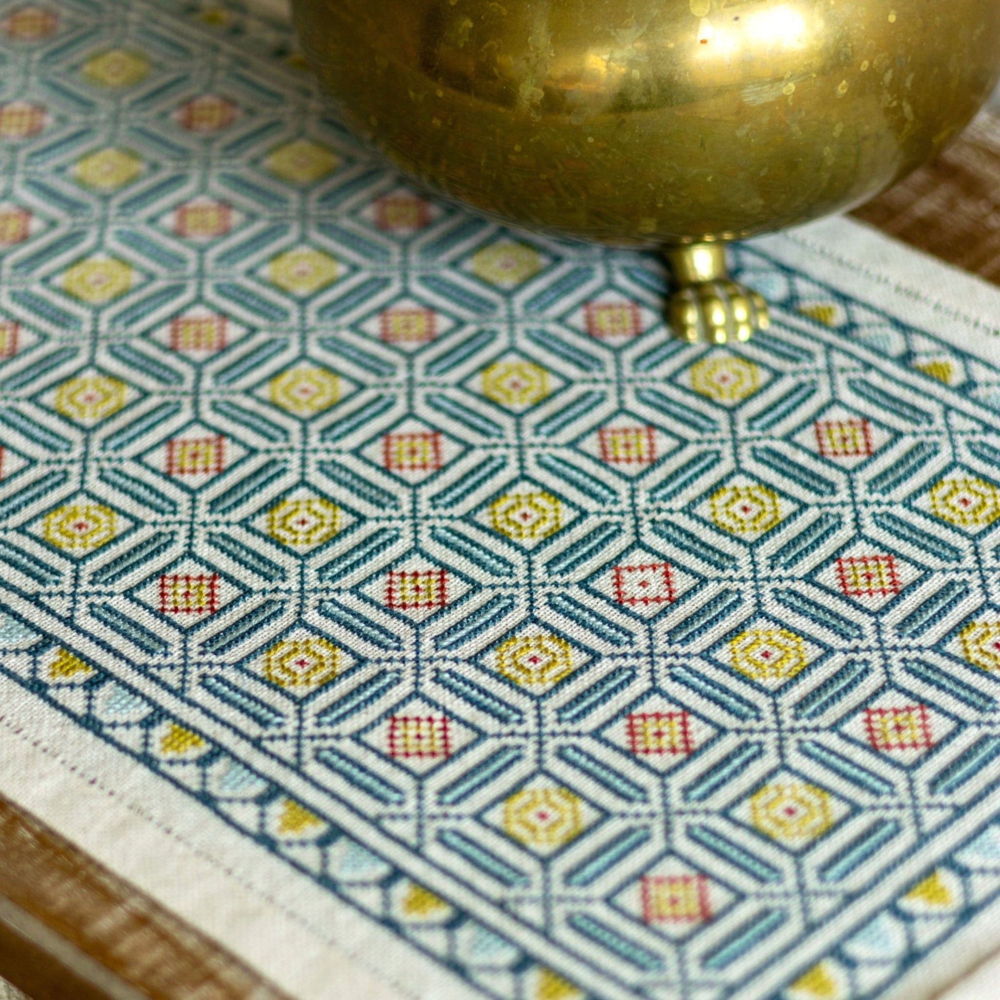 Efimia cross stitch folk embroidery kit - Kit from Avlea Folk Embroidery