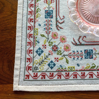 Evangeline Border cross stitch folk embroidery kit