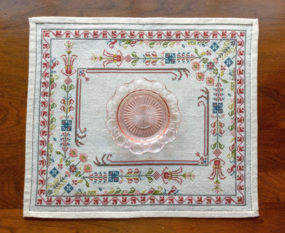 Evangeline Border cross stitch folk embroidery kit