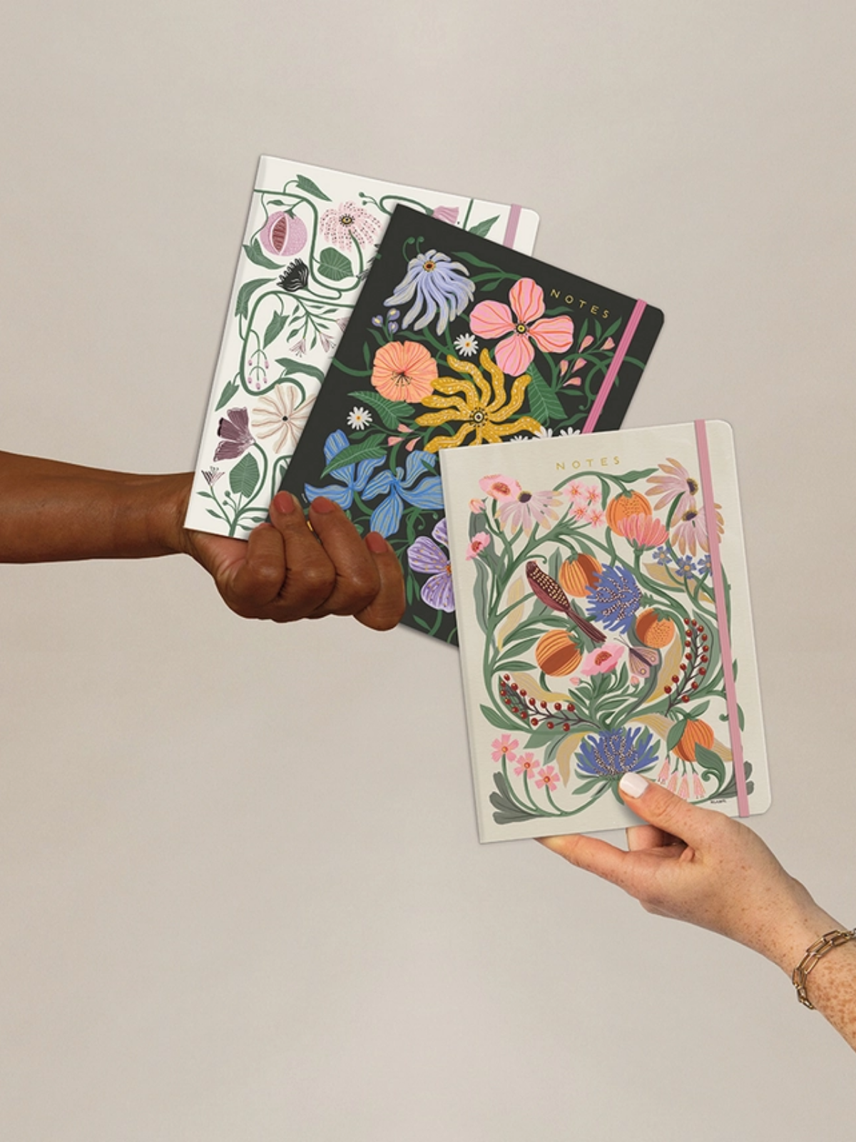 Flora + Fauna Sewn Trio Notebook Set - notebook from Ash & Rose