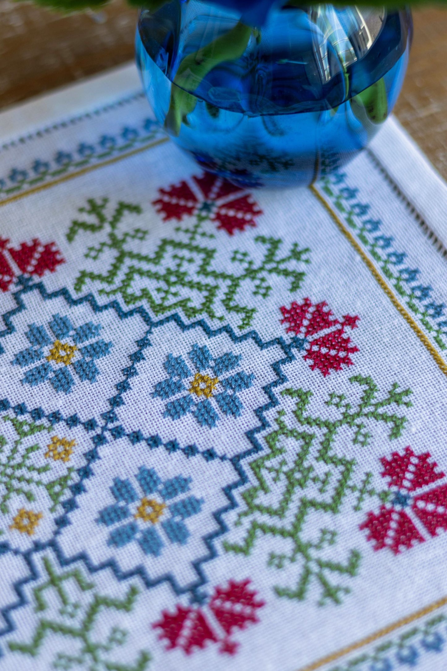 Florina cross stitch folk embroidery kit