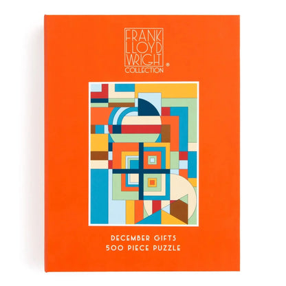 Frank Lloyd Wright December Gifts 500 Piece Jigsaw Puzzle Galison - Jigsaw Puzzle from Puzzle Merchant