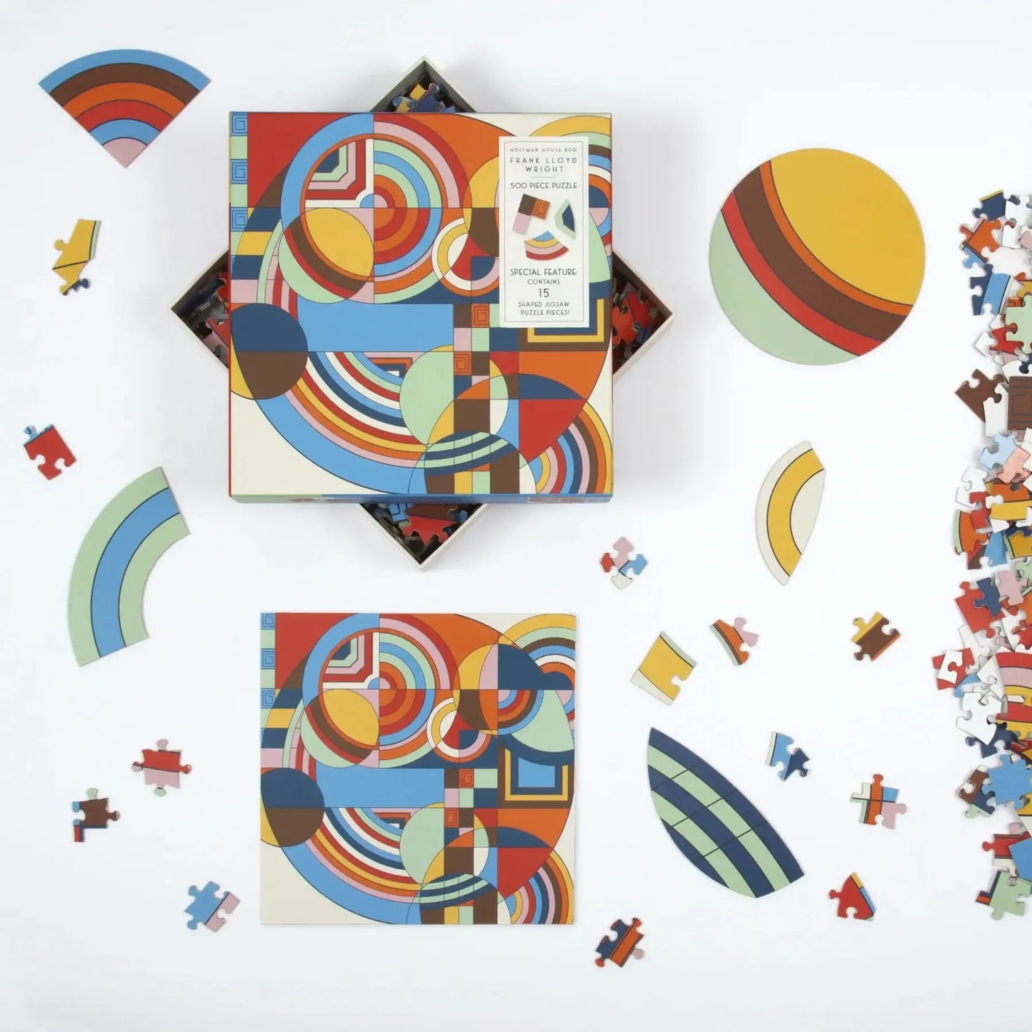 Frank Lloyd Wright Hoffman House Rug 500 Piece Jigsaw Puzzle Galison - Jigsaw Puzzle from Puzzle Merchant