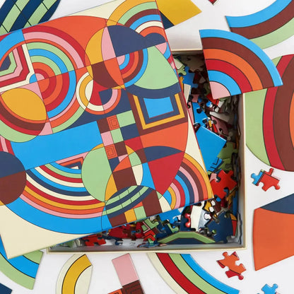 Frank Lloyd Wright Hoffman House Rug 500 Piece Jigsaw Puzzle Galison - Jigsaw Puzzle from Puzzle Merchant