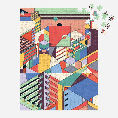 Frank Lloyd Wright Imperial Hotel 500 Piece Jigsaw Puzzle Galison - Jigsaw Puzzle from Puzzle Merchant