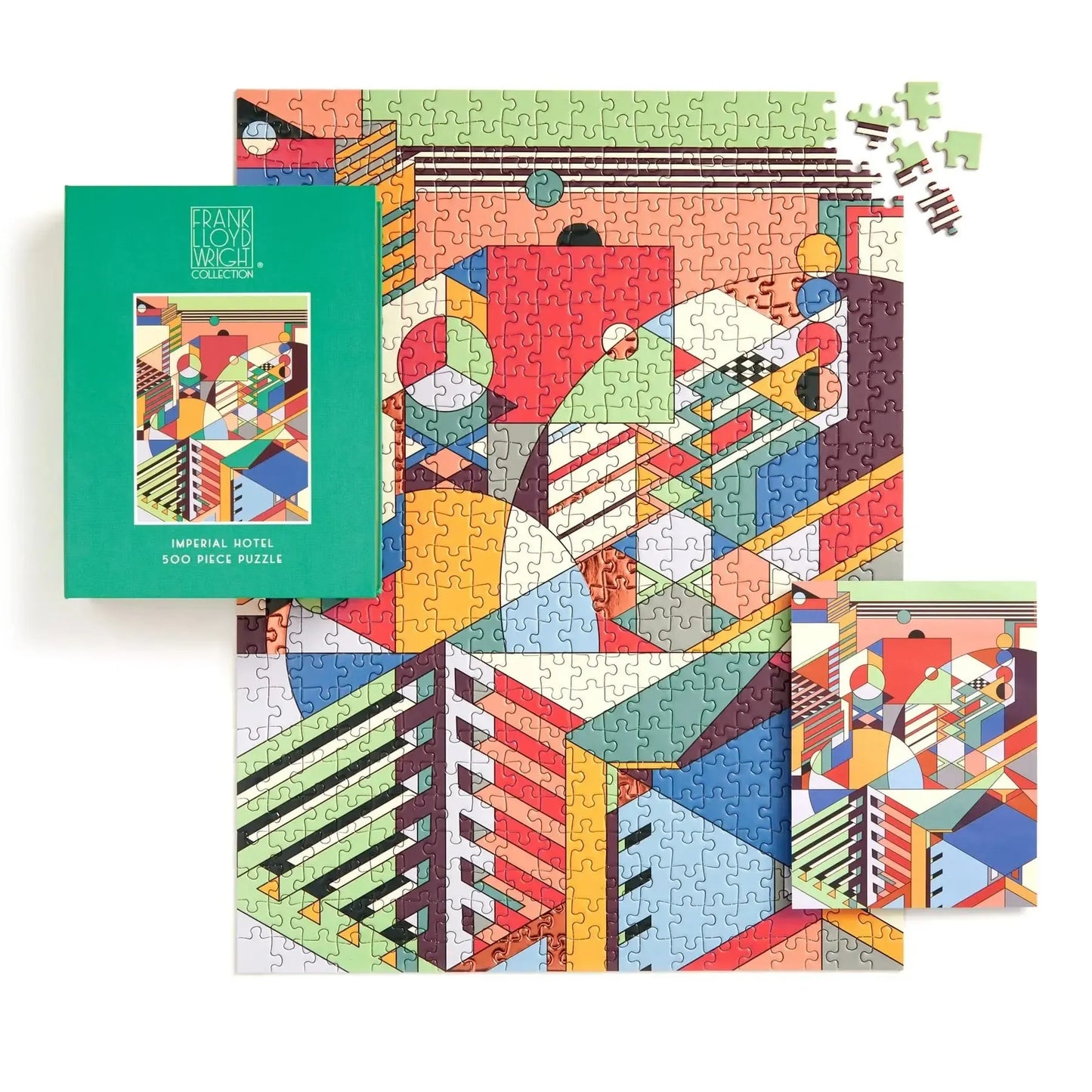 Frank Lloyd Wright Imperial Hotel 500 Piece Jigsaw Puzzle Galison - Jigsaw Puzzle from Puzzle Merchant