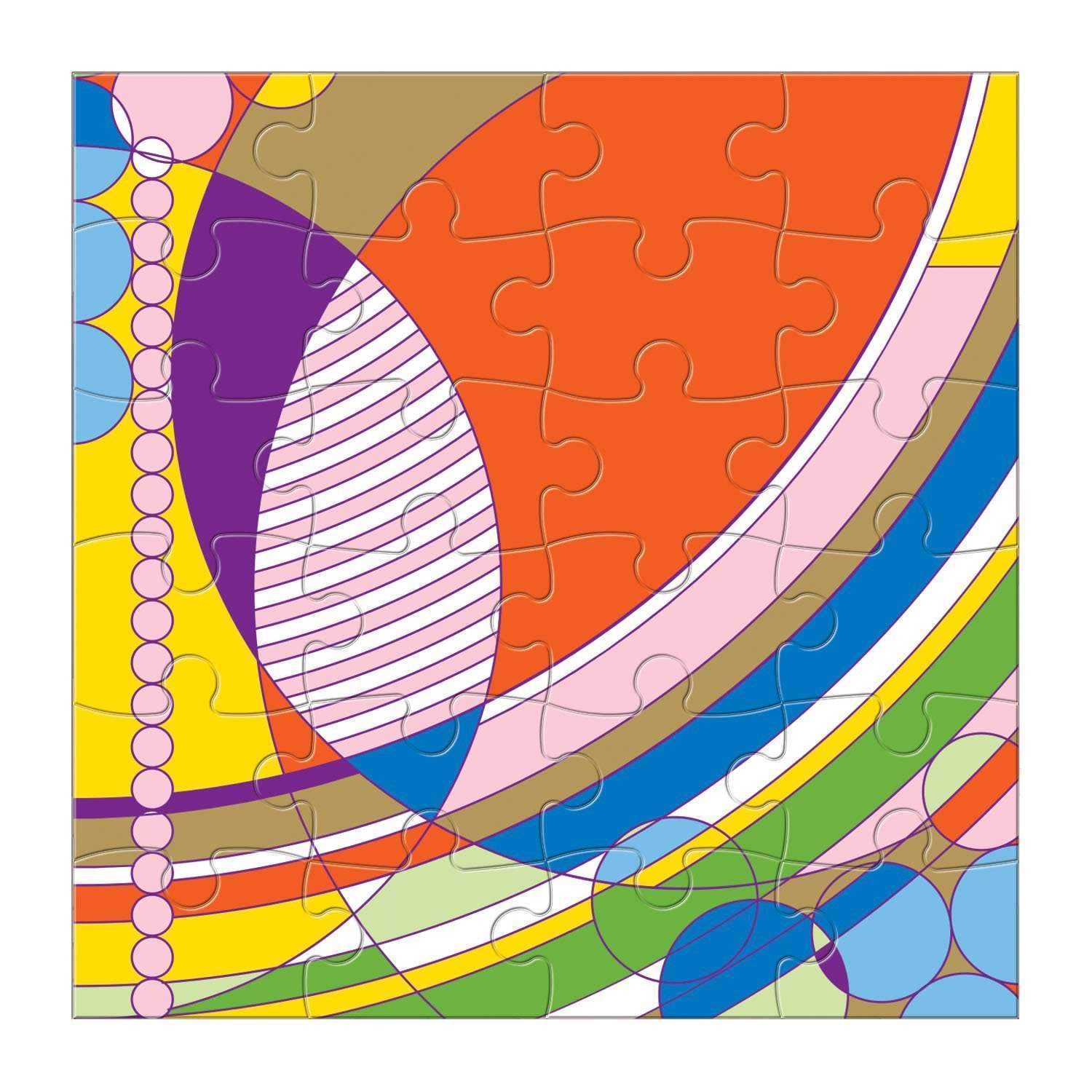 Frank Lloyd Wright Set of 6 25 Piece Wood Jigsaw Puzzle Galison - Jigsaw Puzzle from Puzzle Merchant