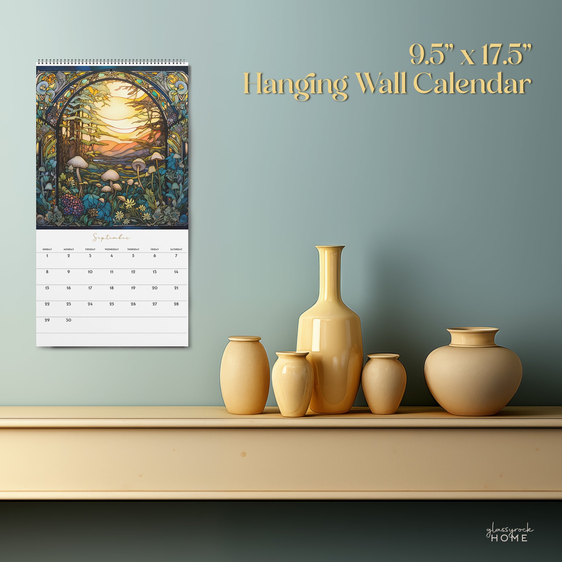 2025 Wall Calendar Pottery Shop