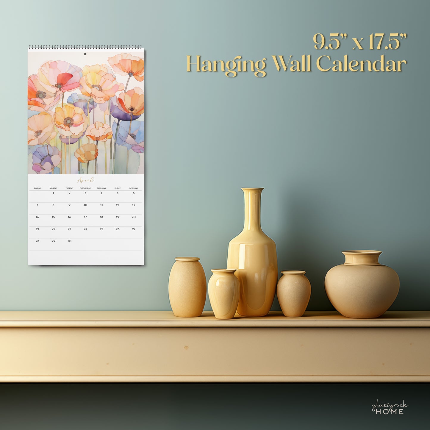 2024 Calendar: Poppies