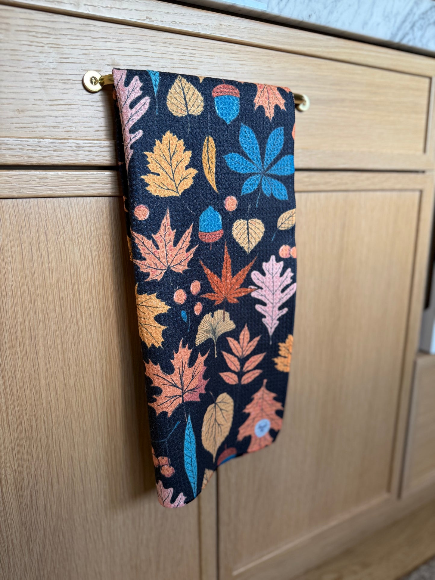 Falling Leaves Kitchen Towel