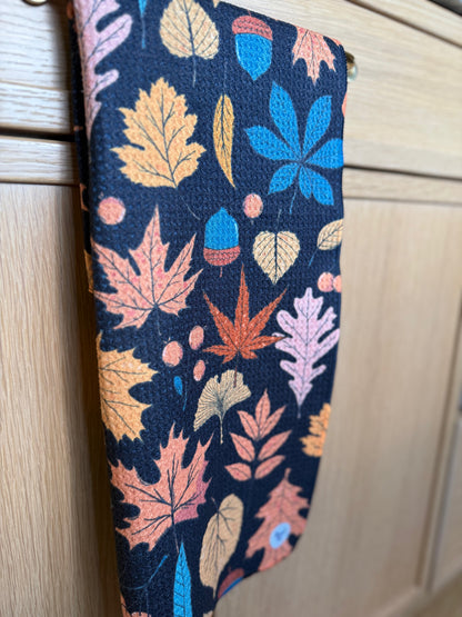 Falling Leaves Kitchen Towel