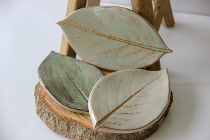 Large Leaf Dish - Ceramic from prodigalpottery