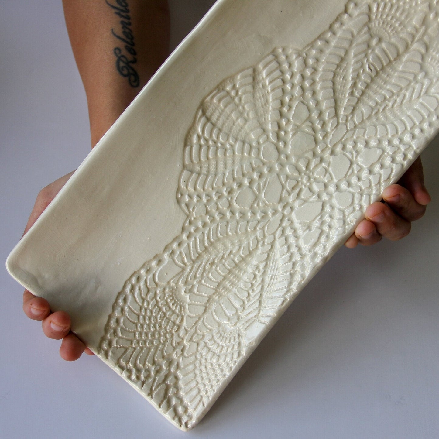 Large Rectangular Platter - Ceramic from prodigalpottery