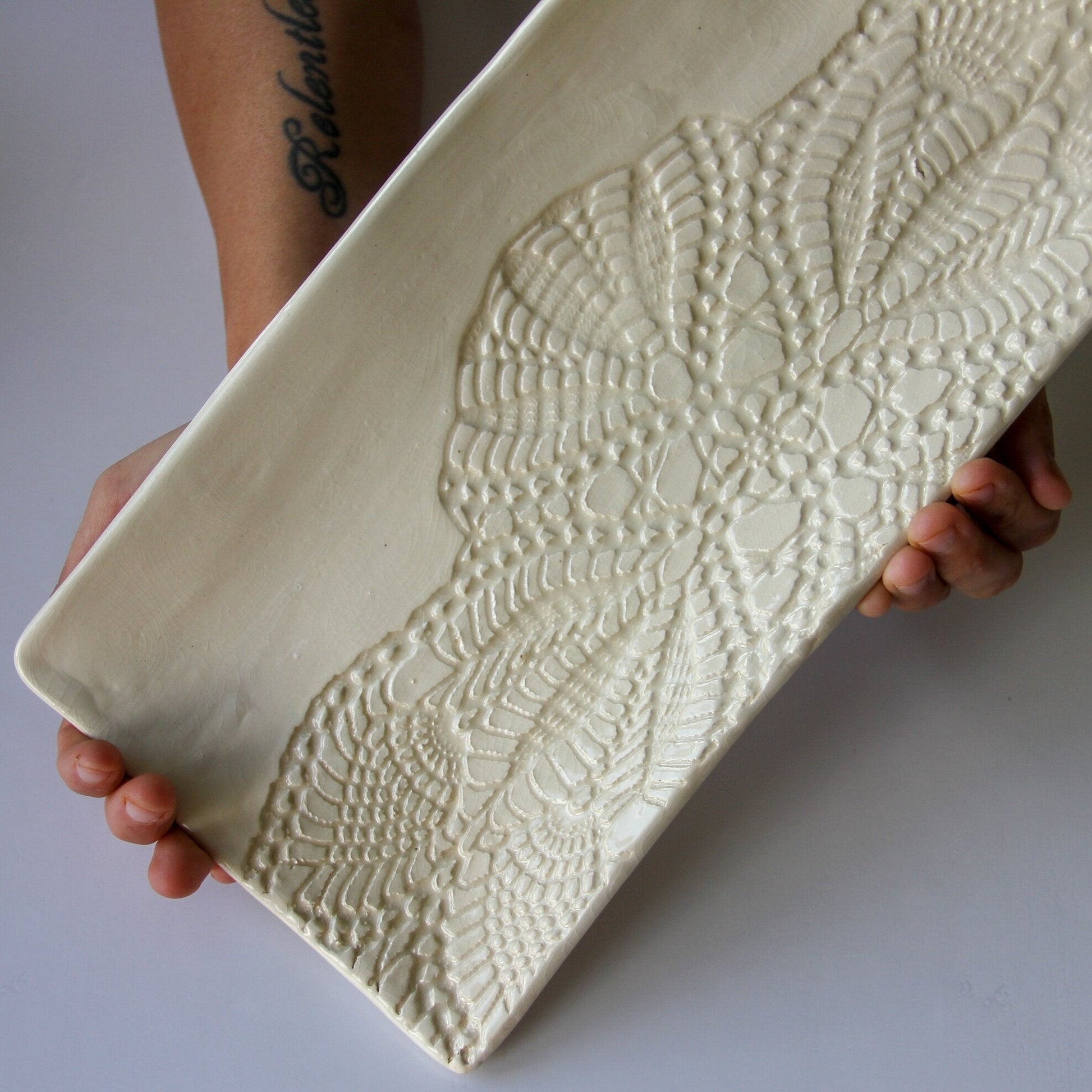 Large Rectangular Platter - Ceramic from prodigalpottery