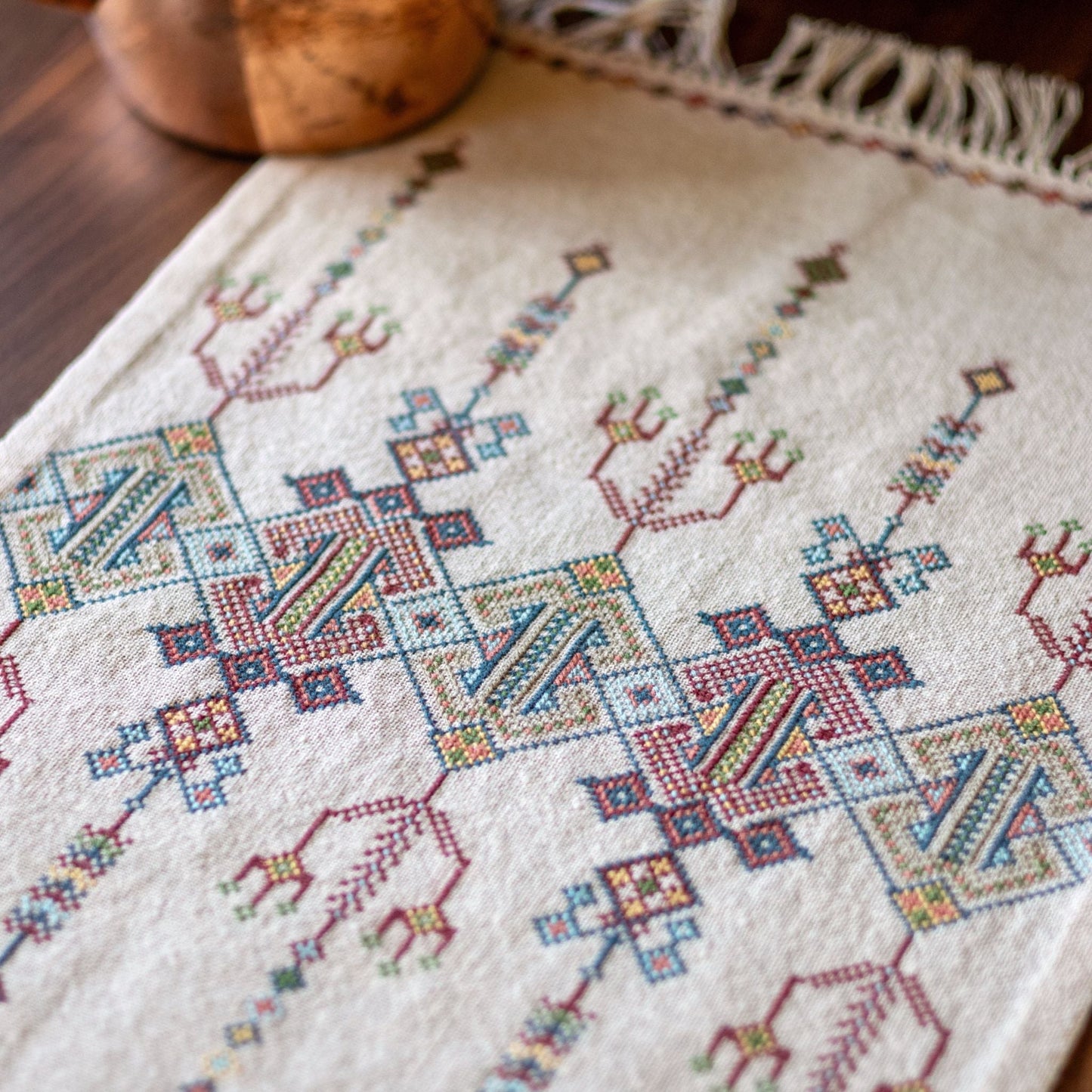 Kolimbari Diamonds cross stitch folk embroidery kit - Kit from Avlea Folk Embroidery