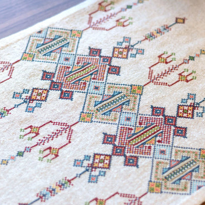 Kolimbari Diamonds cross stitch folk embroidery kit - Kit from Avlea Folk Embroidery