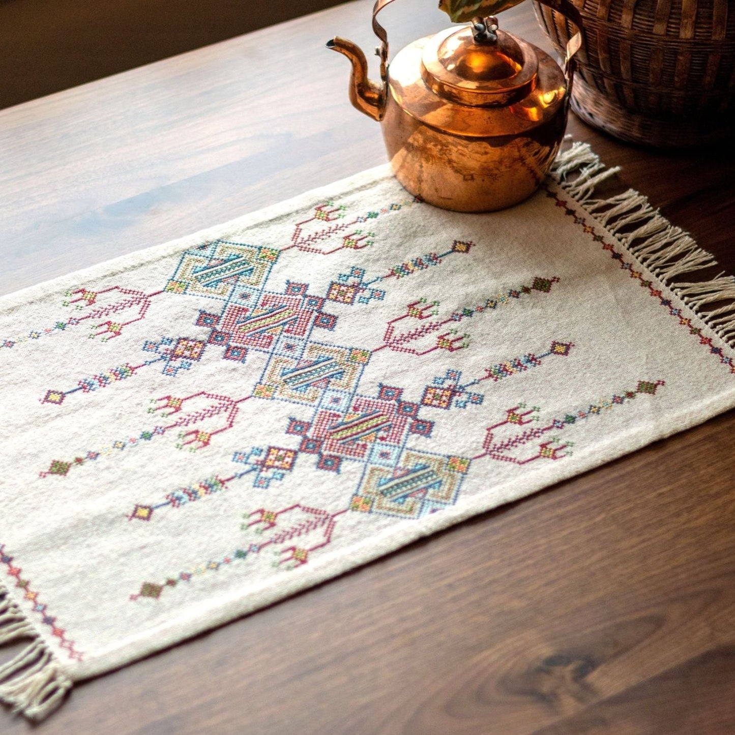 Kolimbari Diamonds cross stitch folk embroidery kit - Kit from Avlea Folk Embroidery