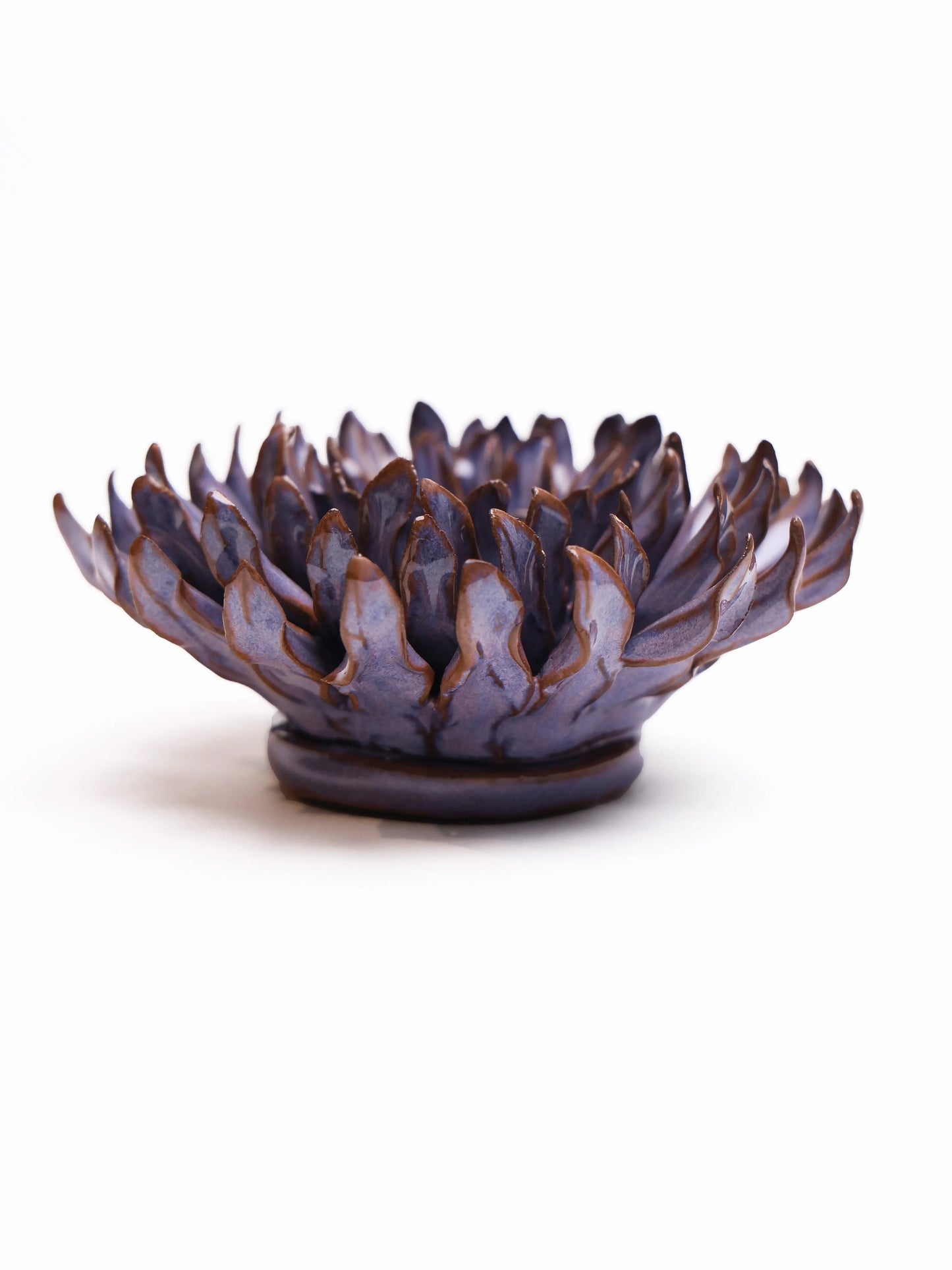 Ceramic Purple Dahlia - Sculpture from Ash & Rose