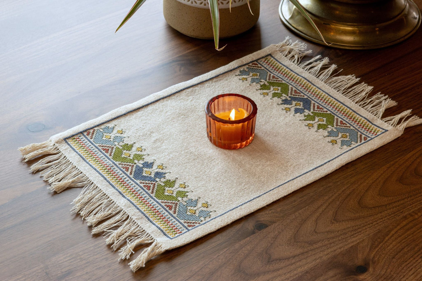 Little Baskets cross stitch folk embroidery kit - PDF pattern from Avlea Folk Embroidery