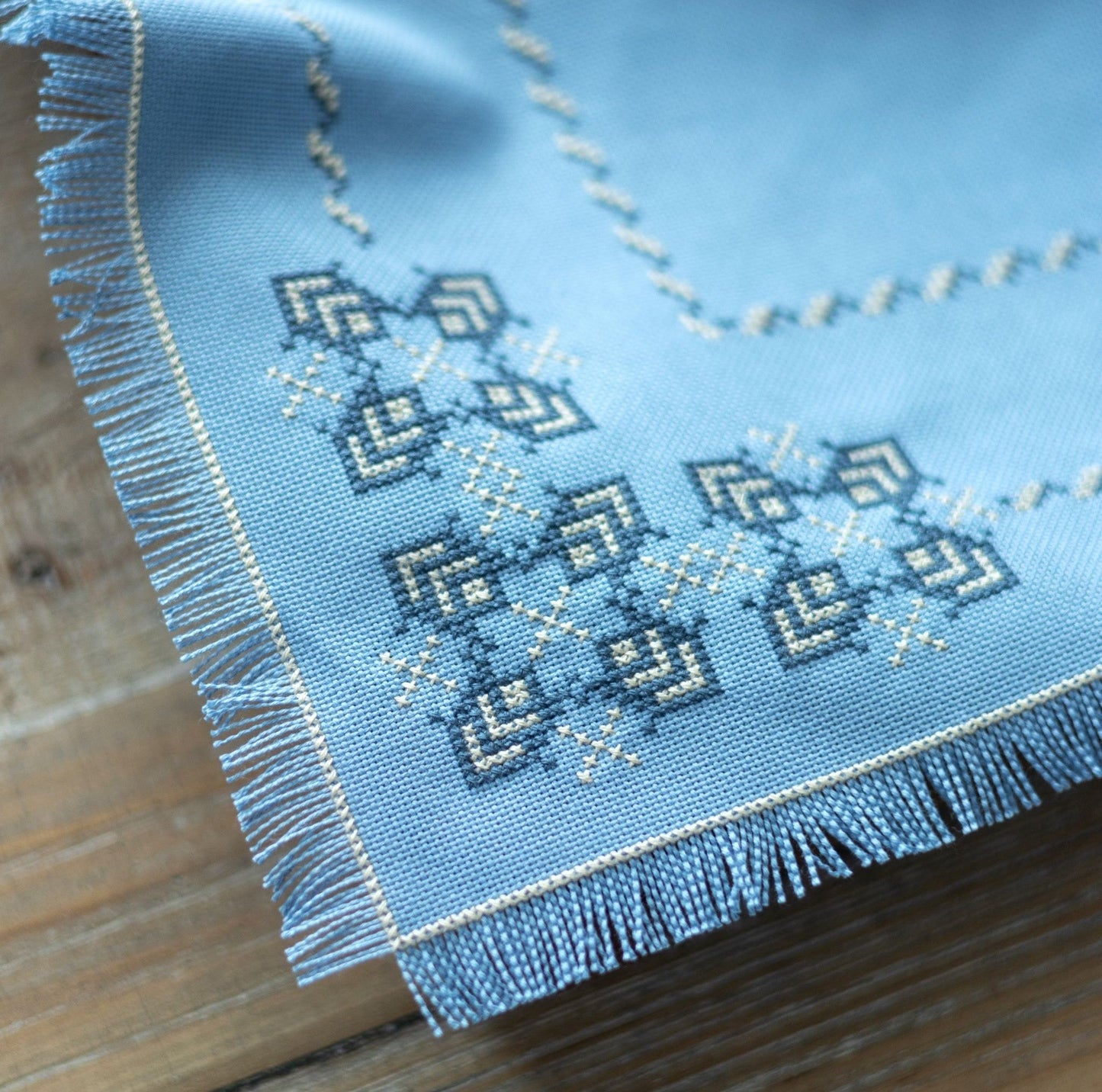 Luminita cross stitch folk embroidery kit - Kit from Avlea Folk Embroidery