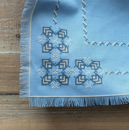 Luminita cross stitch folk embroidery kit - Kit from Avlea Folk Embroidery