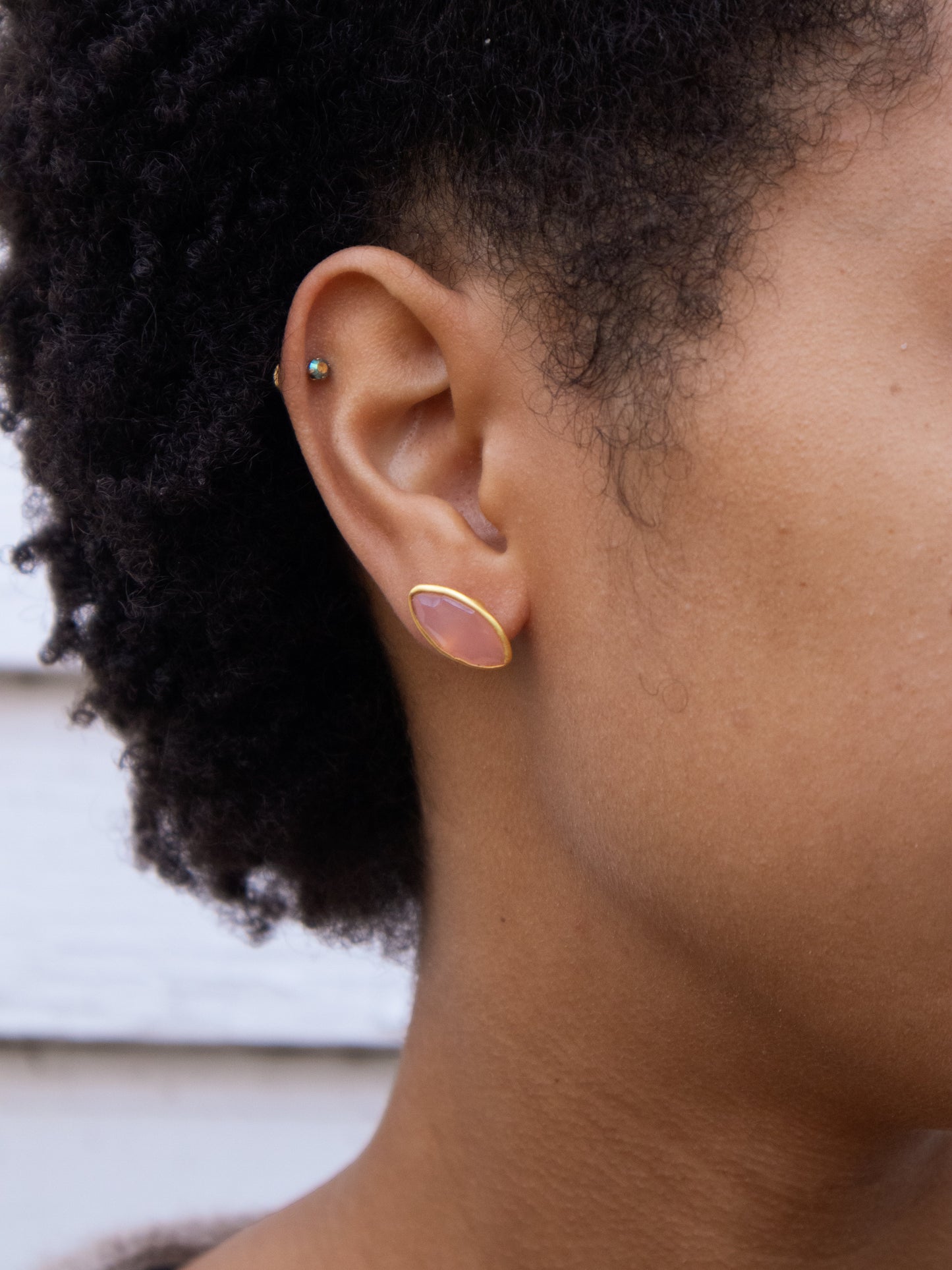 Mila Leaf Earrings - Gold - Earrings from Ash & Rose
