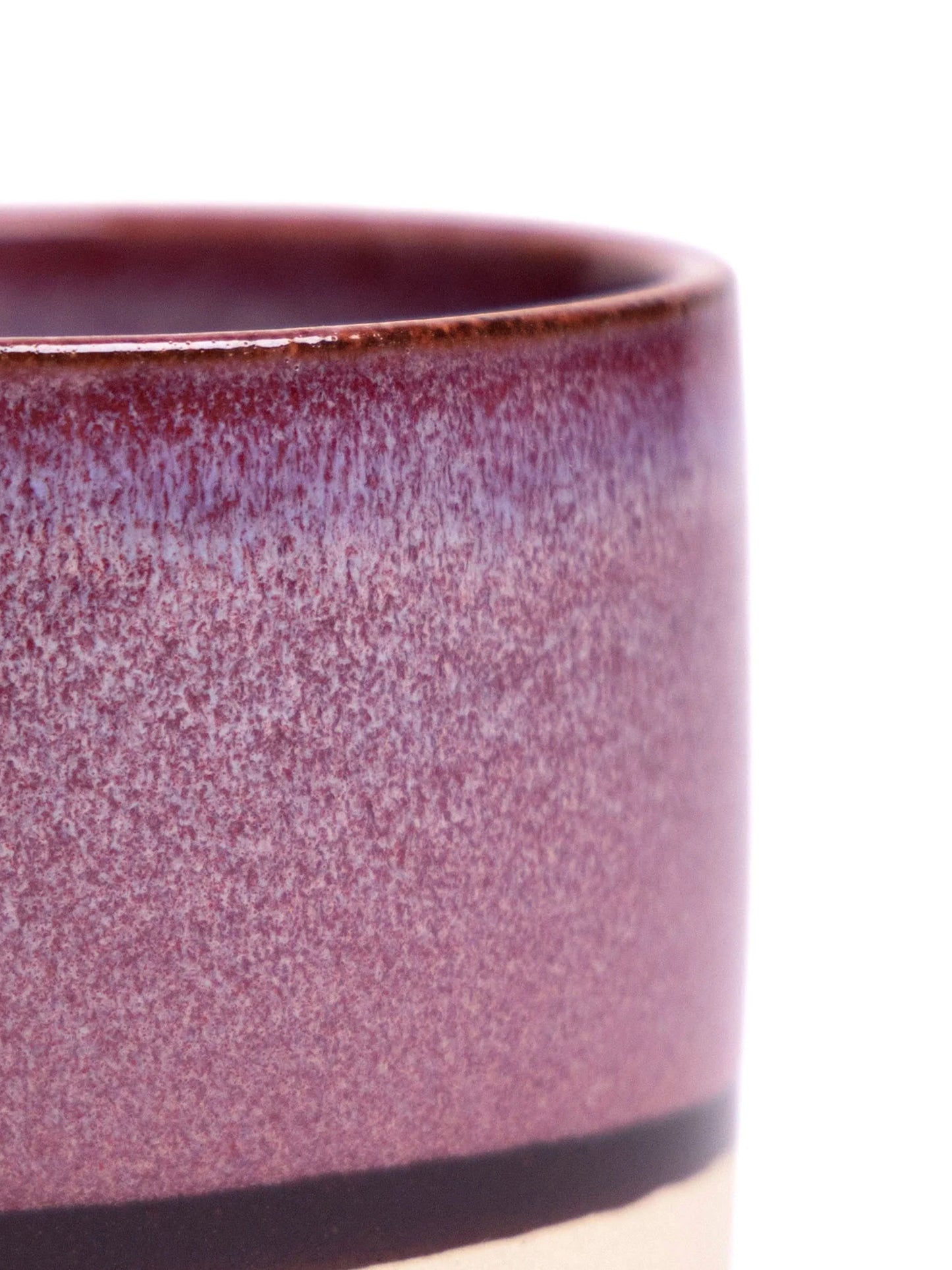 Burgundy Ceramic Plant Pot and Saucer - plant pot from Ash & Rose