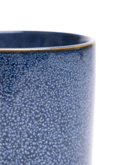 Cosmos Blue 3" Ceramic Plant Pot and Saucer - plant pot from Ash & Rose