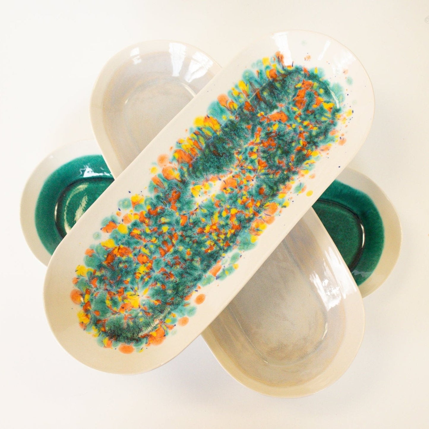 Artisan Long Oval Dish - Ceramic from prodigalpottery