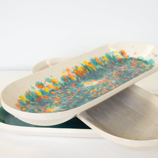 Artisan Long Oval Dish - Ceramic from prodigalpottery