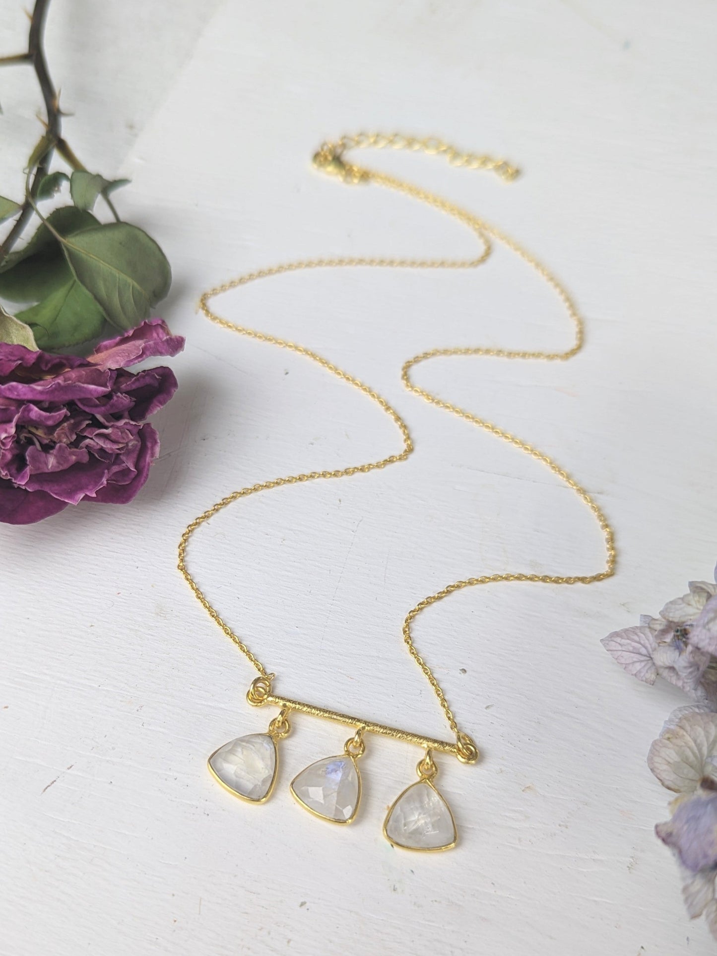 Claire Trio Necklace - Necklaces from Ash & Rose