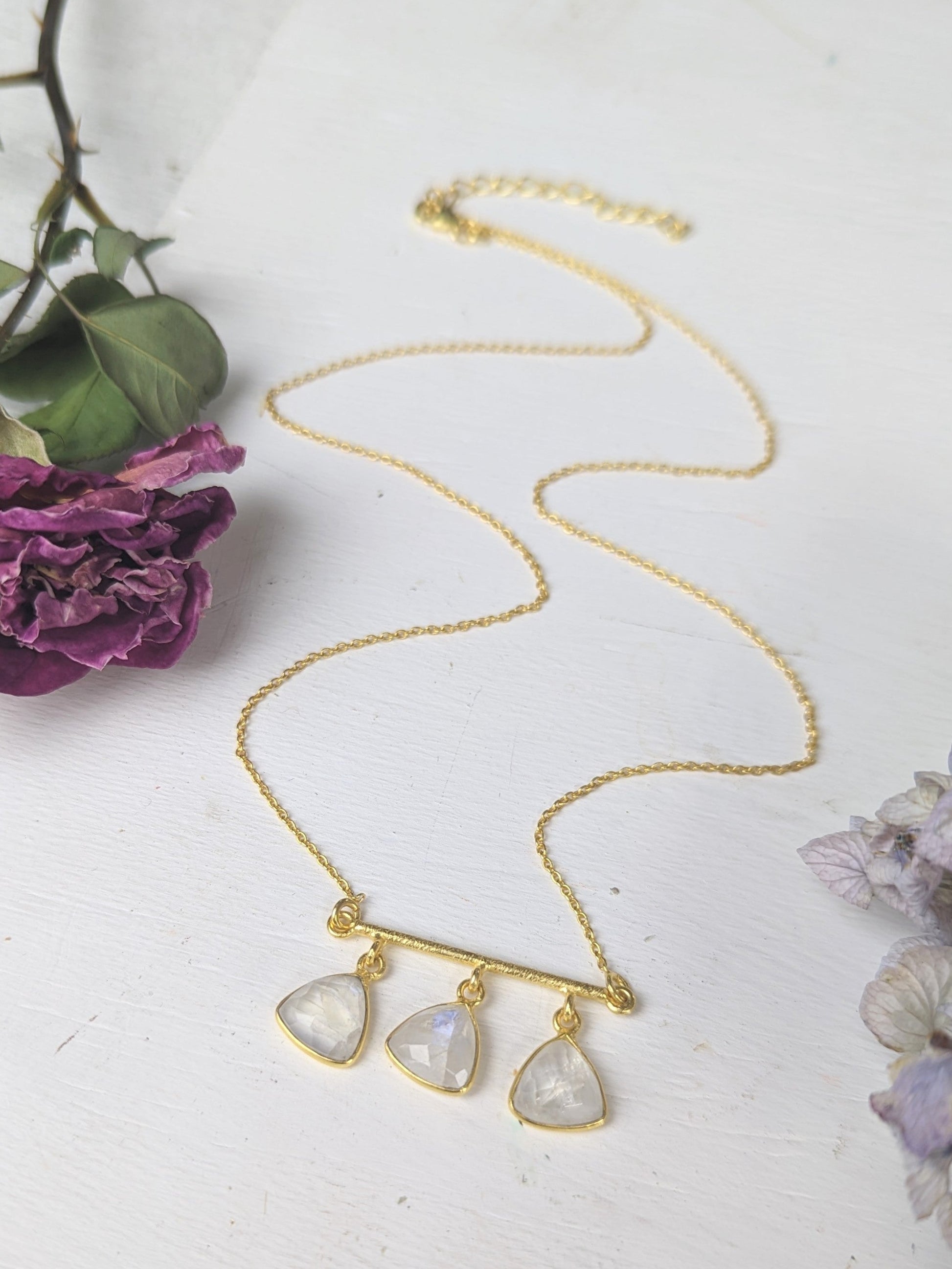 Claire Trio Necklace - Necklaces from Ash & Rose