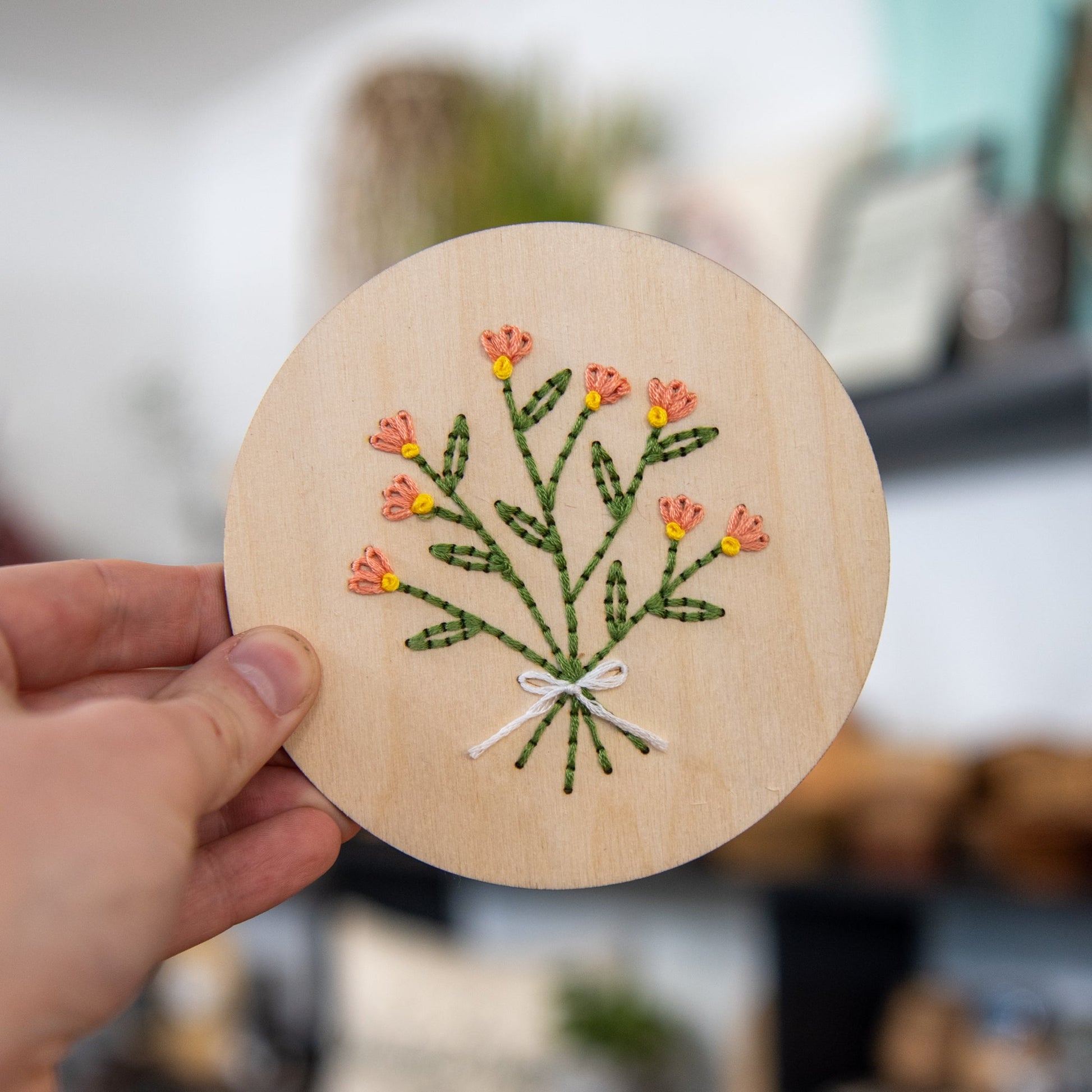 Peonie Bouquet Embroidery Kit - Needlecraft Kits from Still Magnolia