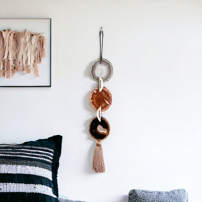 Copper Agate Wall Hanging