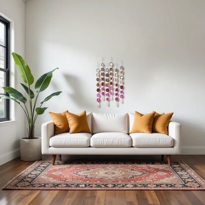 Sunset Ombre Agate Wall Hanging