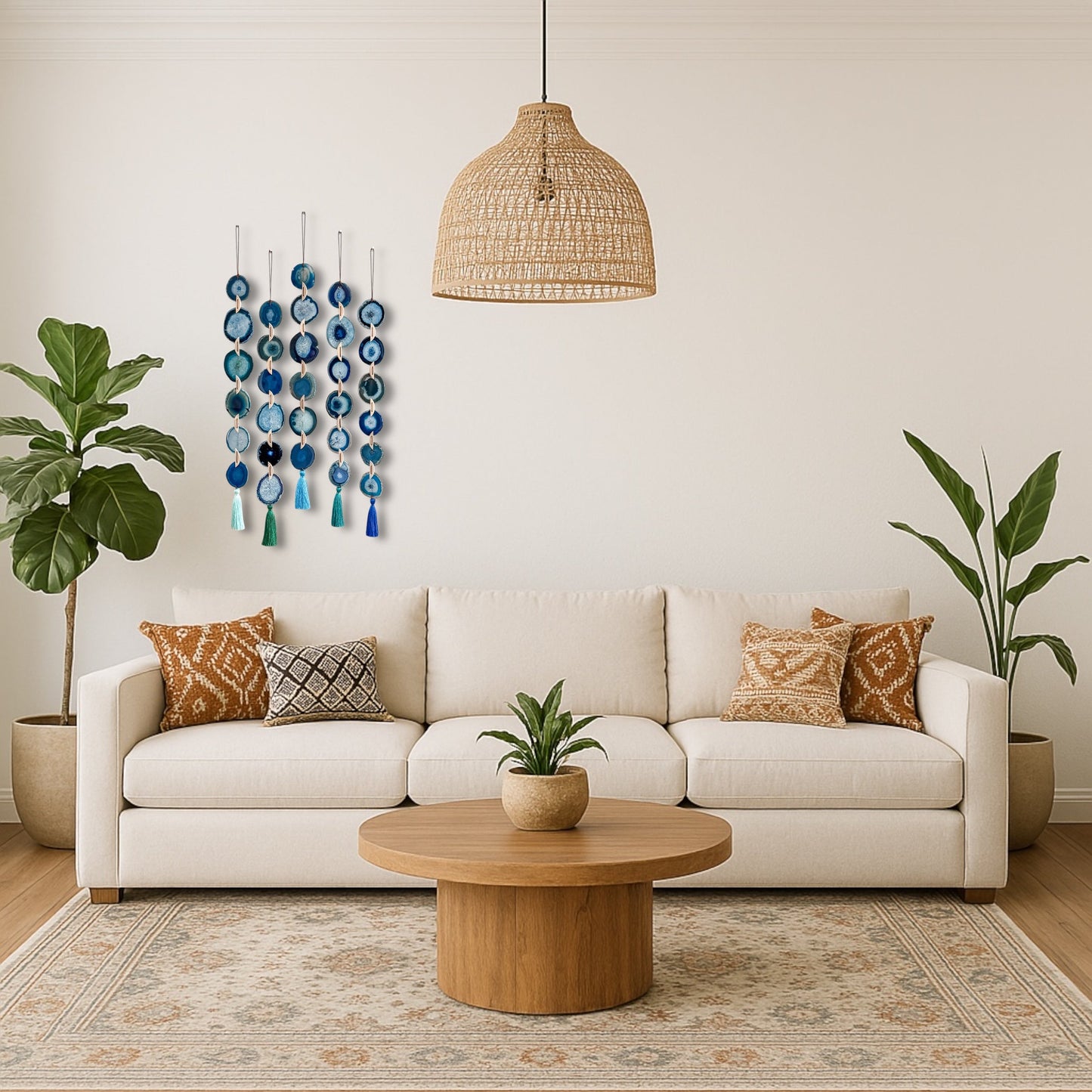 Ocean Agate Wall Hanging