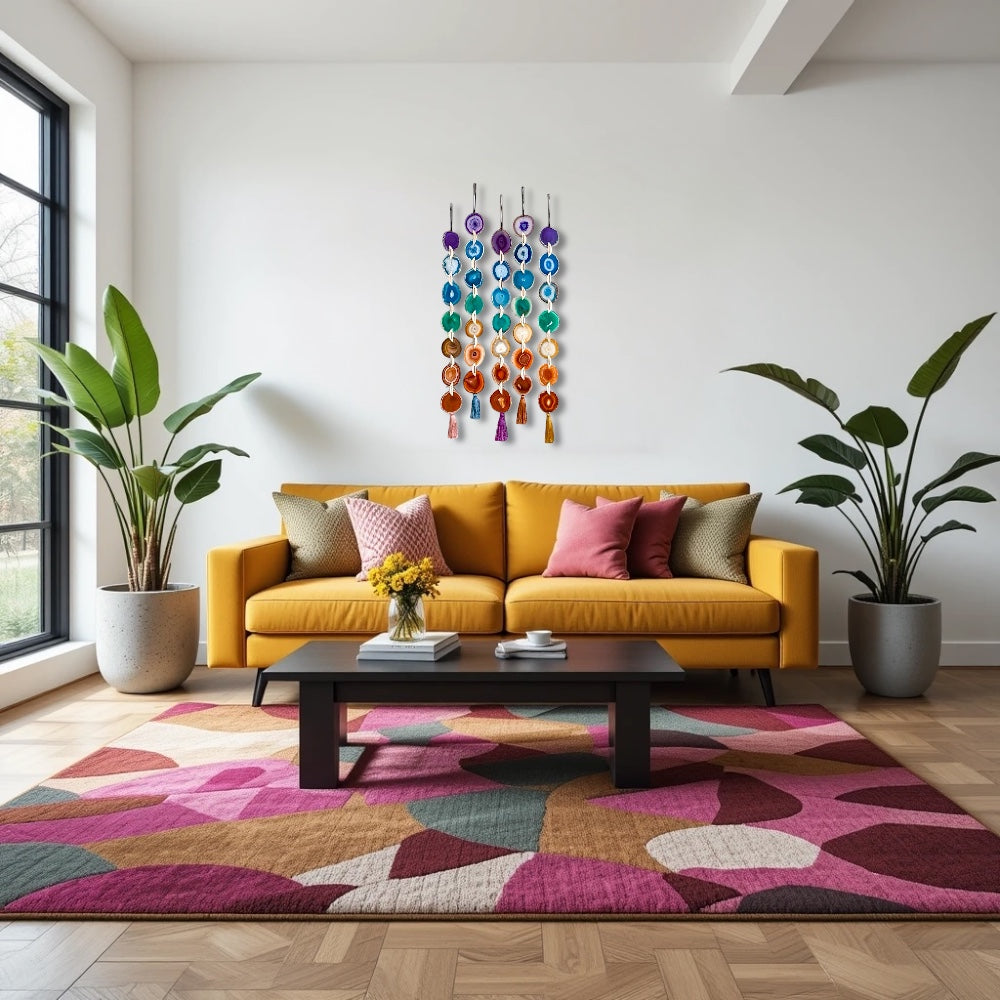 Chakra Agate Wall Hanging