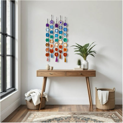 Chakra Agate Wall Hanging