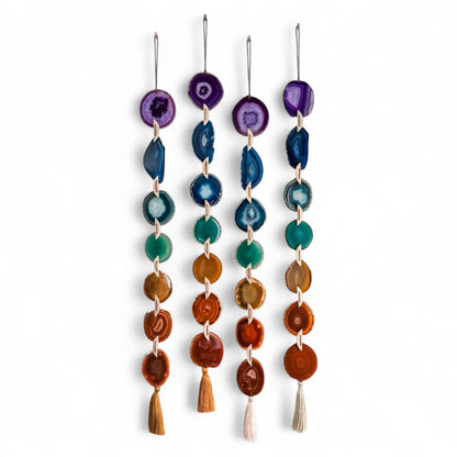 Chakra Agate Wall Hanging
