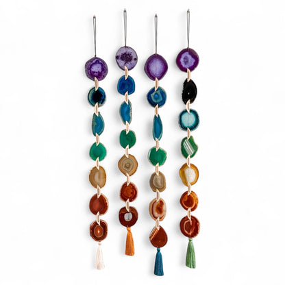 Chakra Agate Wall Hanging