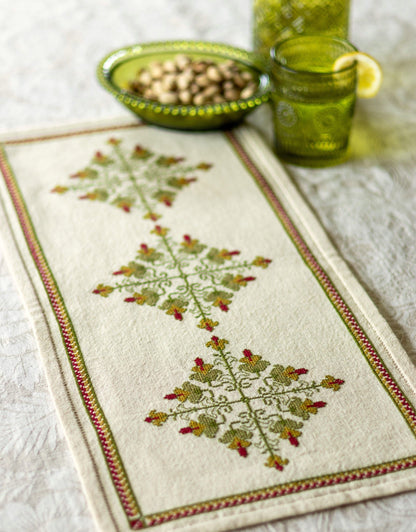 Rhodora cross stitch folk embroidery kit - Kit from Avlea Folk Embroidery