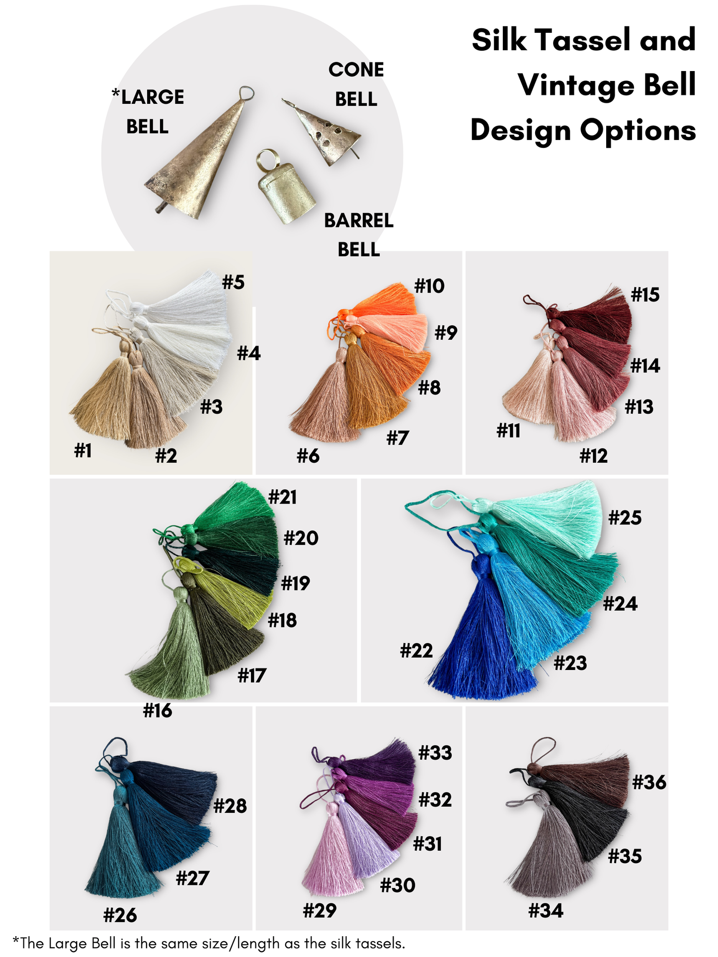 Natural Agate x Bell Garland Wall Hanging