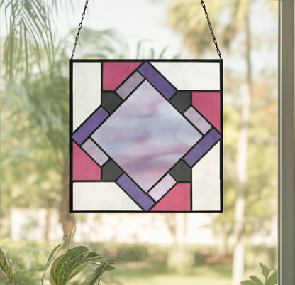 Beginner Diamond Quilt Square Pattern with PNG