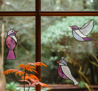 Stained Glass Birds Pattern Pack